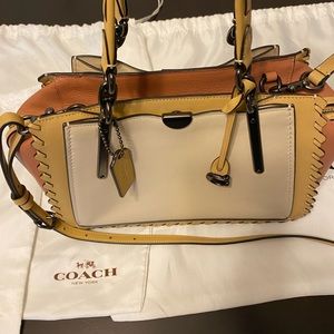 Multicolor soft leather Coach Dreamer Bag.